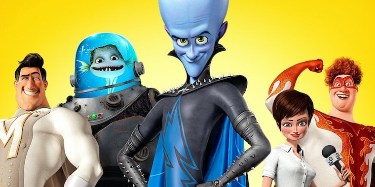 Megamind cast from poster